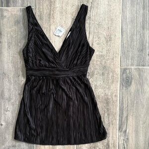 Charlotte Russe Y2K Tie Back Blouse